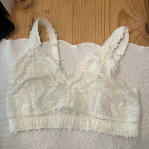 Parfait Bralette cream lace nwot 34F